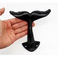 thumbnail image 3 of Set of 2(Whale Tail)Whale Coat Hooks, Whale Tail Hooks, Black Cast Iron Wall Hooks Towel Hooks, 3 of 4