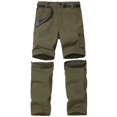 thumbnail image 1 of Pantalones JOMLUN para niños, casuales, de secado rápido, senderismo al aire libre, color verde militar, 1 of 9