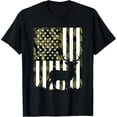 thumbnail image 1 of Playera de Cacería para Mujer - Estampado de Camuflaje, Bandera USA, Diseño Divertido de Venado y Alce, Cuello Redondo y Manga Corta, 1 of 7
