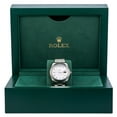 thumbnail image 6 of Pre-Owned Rolex Day-Date II 41MM 218239 Silver Diamond Dial Fluted Bezel 18K White Gold President Bracelet, 6 of 8