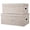 2pcs Wooden, variant on Set of 2 Rustic Wood Grain Storage Boxes with Lids Stackable Rectangular Organizer Bins 14 Inch 13 Inch Decorative Containers Bedroom Living Room Gift Packaging Supplies