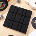 thumbnail image 6 of IBASETOY 12Pcs Black Acoustic Wall Panels High Density PU Soundproofing for Home Use, 6 of 6