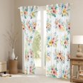 thumbnail image 3 of Homewish Colorful Cute Flower Blackout Curtains Set of 2 (52x84 Each),Country Floral Window Curtains,Rustic Natural Plant Curtains and Drapes For Girls,Luxury Bedroom Decor, 3 of 6