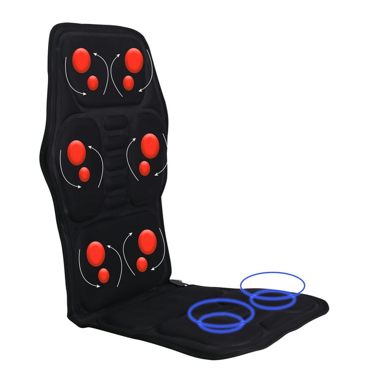 Back Massager Seat Cushion with Heat Massage Chair Pad 7 Vibration