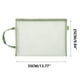 thumbnail image 2 of Bolsa de almacenamiento transparente de malla de nylon para almacenamiento en mano • Tamaño A4 35x25cm • Bolso con cremallera de gran capacidad para papelería, materiales artísticos y documentos, 2 of 2