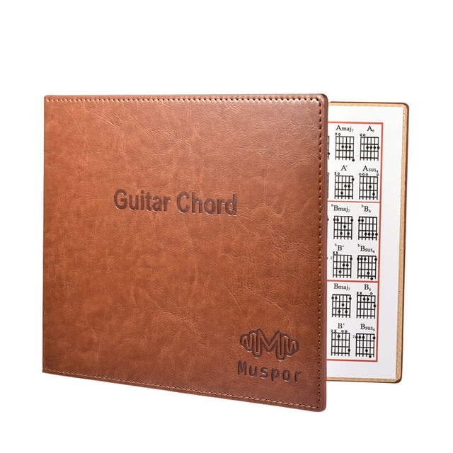 Eigraketly Libro de acordes de guitarra de 6 cuerdas, libro de práctica de reproducción de música para estudiantes principiantes profesionales, Accesorios para instrumentos musicales