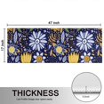 thumbnail image 5 of Kitchen Rugs Sets Of 2,Pioneer Flower Floral Print Pattern Anti Fatigue Kitchen Mat Rugs Non Slip Washable,Decorative Kitchen Floor Mats for Kitchen,Sink,Laundry,17"X47", 5 of 5