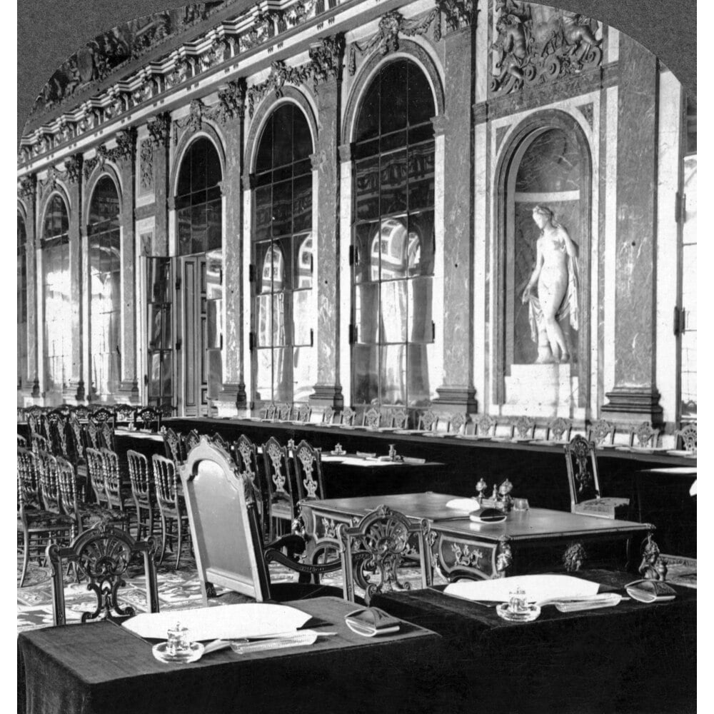 France Versailles, 1919. /Nthe Hall Of Mirrors At The Palace Of