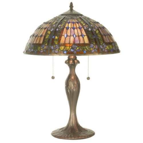 22.5"H Fleur-de-lis Table Lamp