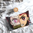 thumbnail image 5 of Demon Slayer Throw Pillow Cover Decoration Pillow Case Cushion for Home Sofa Couch 20"x30", 5 of 8