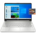 thumbnail image 2 of HP 15.6" FHD Display Laptop Computer, AMD Ryzen 3-3250U Processor(Beats Intel i5-1035G1), 8GB DDR4 RAM, 256GB SSD, AMD Radeon Graphics, HD Webcam, HDMI, Win 10S, Silver, 32GB Hotface USB Card, 2 of 7