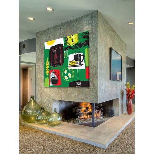 Marmont Hill "Breakfast" by Josh Ruggs Painting Print on Wrapped Canvas