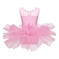 thumbnail image 4 of Vestido de tutú de ballet con lentejuelas para niñas, vestido de leotardo de gimnasia, ropa de baile de ballet para niñas, disfraz de tutú de bailarina para baile, 4 of 5