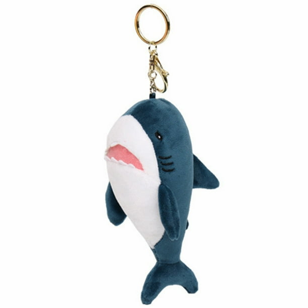 Muñeca De 15cm, Lindo Mini Tiburón, Llavero De Peluche, Colgante, Juguetes, Tiburón De Dibujos Animados Suave, Muñeco De Peluche, Mochila, Llavero, Colgante Para Bolso