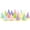 Pastel 2 - 24 Pcs, variant on Pre-Assembled Party Hats for Adults, Party Supply for Party Decorations, Birthday Party Headwear for Women Men Dot - 20 Pcs