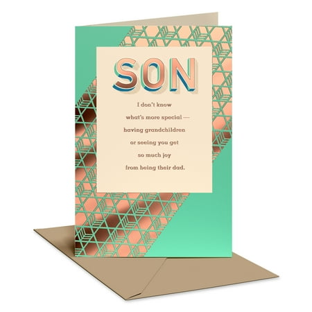 American Greetings Father's Day Card for Son (Joy and Pride)