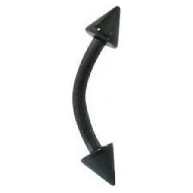 Eyebrow Ring Curved Barbell Anodized G5 Solid Titanium 16G Cartilage Rook Daith