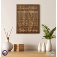 thumbnail image 3 of 25th Wedding Anniversary Wall Plaque Gift For Couple -Love Story, 3 of 17