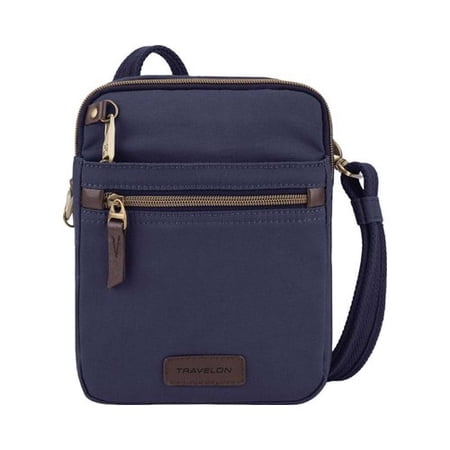Travelon Anti-Theft Courier Small North/South Slim Bag 8" x 9" x 2"