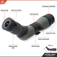 thumbnail image 2 of Athlon Optics Argos HD 20-60x85 Spotting Scope 45-Degree Hunting Spotting Scope, 2 of 6