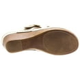 thumbnail image 3 of GC SHOES Womens Flora Flower Thong Sandals 9.5 Natural beige, 3 of 6