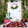 thumbnail image 5 of BJUTIR Christmas Kitchen Carpet (2 Pieces) Merry Christmas Kitchen Carpet Washable Cushion Comfortable Kitchen Carpet Set Holiday Decor, 5 of 9