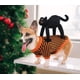 thumbnail image 4 of Disfraces de Halloween para perros, traje de disfraz de perro con diseño único de gato negro, ropa para cachorros para fiesta de Halloween de Navidad (L), 4 of 4