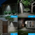 thumbnail image 3 of TORCHSTAR 3Pack LED Solar Motion Sensor Lights, CCTV-like Wireless Outdoor Wall Lighting, Black, 3 of 7