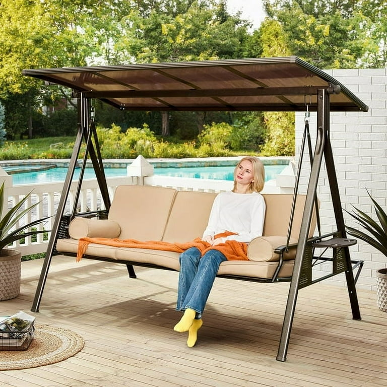 Patio swing sets with canopy sale