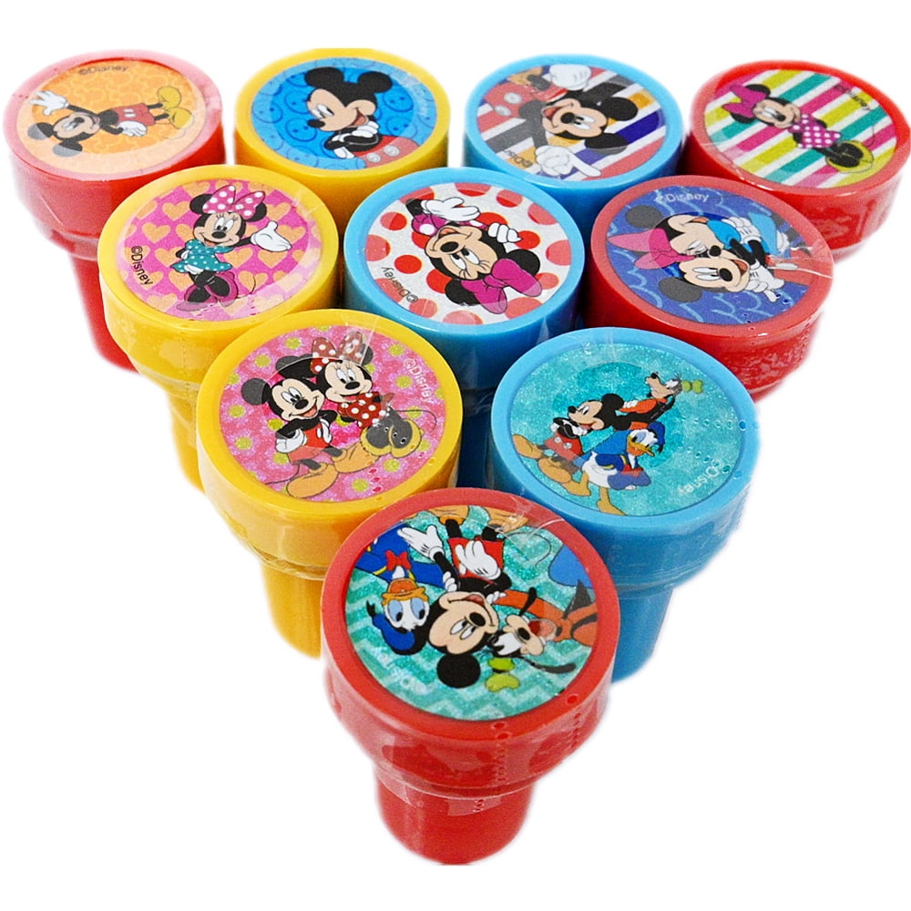 Disney Self Ink Stamps Birthday Party Favors Gift Bag Filler Stamper 20x Pieces 