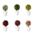 thumbnail image 2 of Planta artificial en maceta Plantas artificiales Bonsai Árbol de simulación Flores falsas decorativas de escritorio sidaley JJ25587-06B, 2 of 6