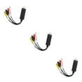 thumbnail image 1 of ZLight DVD VHS DVR Converter Video / Audio to Computer USB Adapter For Win10 8.8 * 2.8 * 1.8cm 3Set, 1 of 6