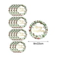 thumbnail image 3 of Christmas Disposable Paper Plates 16pcs, Holly Berry Christmas Party Plates, Holiday Dinner Plates for Christmas Party, Family Gathering and Tableware Decor, 3 of 6