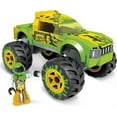 thumbnail image 6 of MEGA Hot Wheels Gunkster Monster Truck Building Toy Car with 1 Figure (69 Pieces), 6 of 6