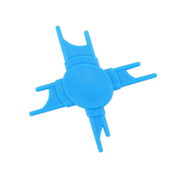 lixuesong Multifunctional Knotter Puller Tool Line Knotting Tool 8/10/12/15mm Sizer Fishing Tackle Accessories