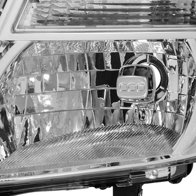 DTMOTO Driver Side Headlight Replacement For 2008-2012 Nissan Pathfinder – Left Side, Chrome Housing, Halogen
