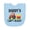 AE-Light Blue, variant on Inktastic Daddy Farm Buddy Cute Tractor Newborn Bib