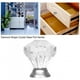 thumbnail image 5 of Pomo de cristal, 1 pomo de cajón con forma de diamante de 32 mm, pomo de cristal, innovación moderna, 5 of 7