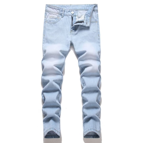 Tiijoy Big Boys Skinny Fit Jeans Casual Stretch Straight Leg Denim Pants, Sizes 5-16