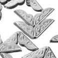 thumbnail image 2 of 40Pcs Scrapbook Corners Metal Photo Album Corners Book Page Corner Protectors Retro Book Corners, 2 of 6