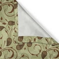 thumbnail image 5 of Ambesonne Persian Grommet Curtain, Paisley of Middle East, 50" x 72", Pale Green Brown, 5 of 6