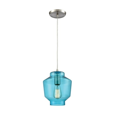 

Elk Home Barrel 8 Wide 1-Light Mini Pendant - Satin Nickel