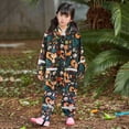 thumbnail image 2 of Wuxian Girls Boys Baby Rain Suit Waterproof Hooded Coat Jacket Outwear Suit Raincoat Hoodies With Pants Rain Gear,Black,2-3 Years, 2 of 8