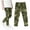 C-Green, variant on Zwiiyzr 3-8Y Girls Camouflage Printed Pants High Waist Stretchy Soft Tights Kids Summer Leggings for School Wearing Gray