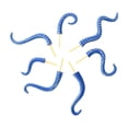 thumbnail image 4 of 7 piezas de tentáculos de monstruo marino, tentáculos de pulpo, estacas impermeables para Halloween Azul, 4 of 8