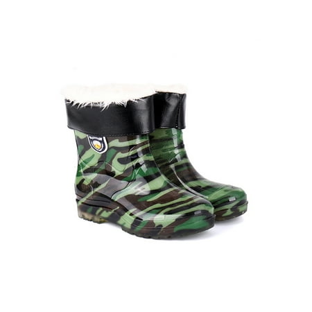 

Ymiytan Men Casual Rain Boots Working Comfort Slip On Work Shoe Outdoor Garden Shoes Style O 9