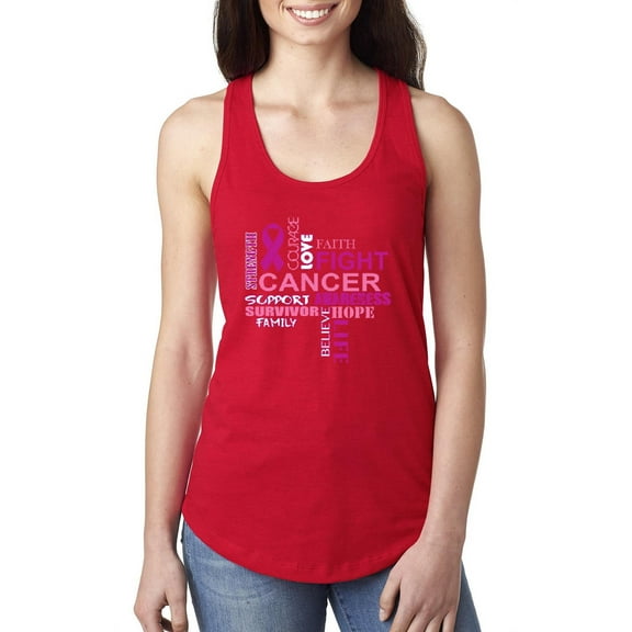 Normal is Boring - Women's Racerback Tank Top, up to Women Size 2XL - Fight Breast Cancer