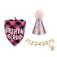 thumbnail image 4 of Encantadora Mascota Baberos Sombrero Pa?uelo Saliva Toalla Para Mascarada Rosa Sunnimix gato baberos sombrero, 4 of 6