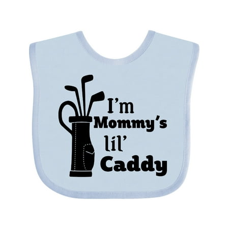 

Inktastic I m Mommy s Lil Caddy- golf for kids Gift Baby Boy or Baby Girl Bib