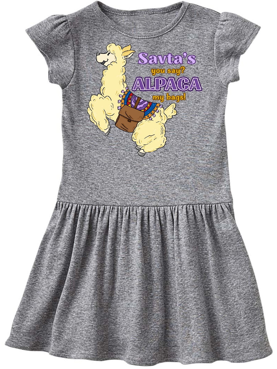 inktastic Savtas You Say Alpaca My Bags with Cute Jumping Alpaca Baby T-Shirt